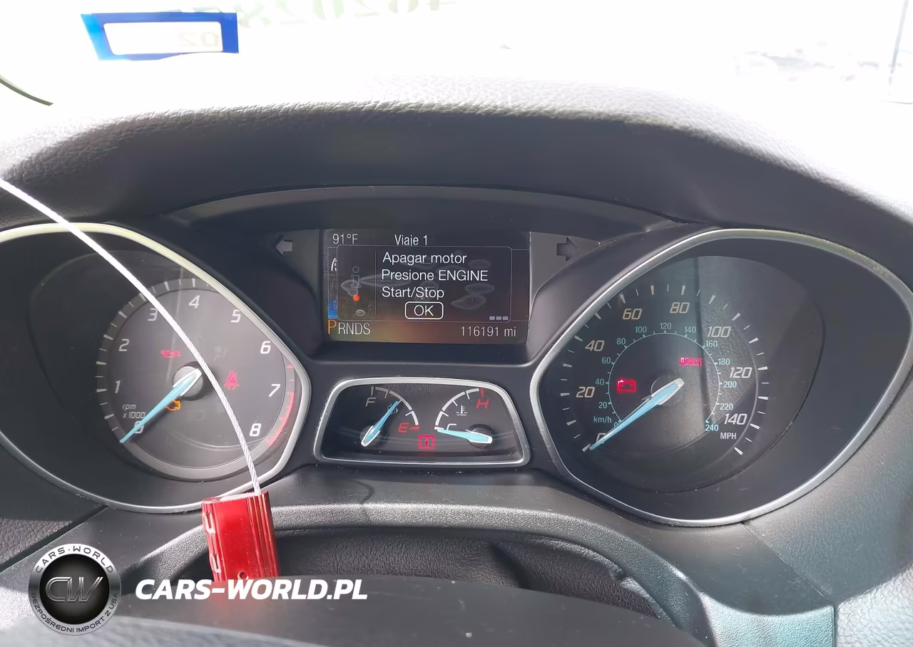 2014 Ford Focus Titanium VIN:1FADP3N27EL208705 - 7