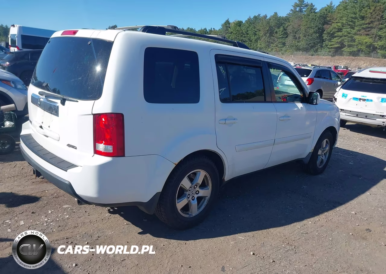 2009 Honda Pilot Ex-L VIN:5FNYF48629B041925 - 4