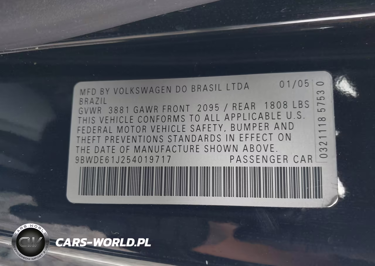 2005 Volkswagen Gti 1.8T VIN:9BWDE61J254019717 - 9