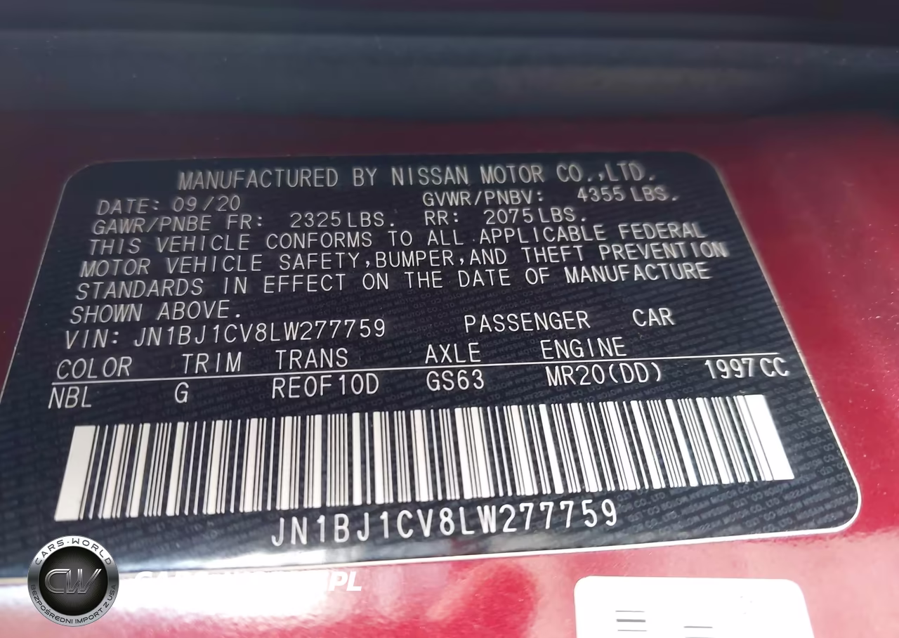 2020 Nissan Rogue Sport S Fwd Xtronic Cvt VIN:JN1BJ1CV8LW277759 - 9