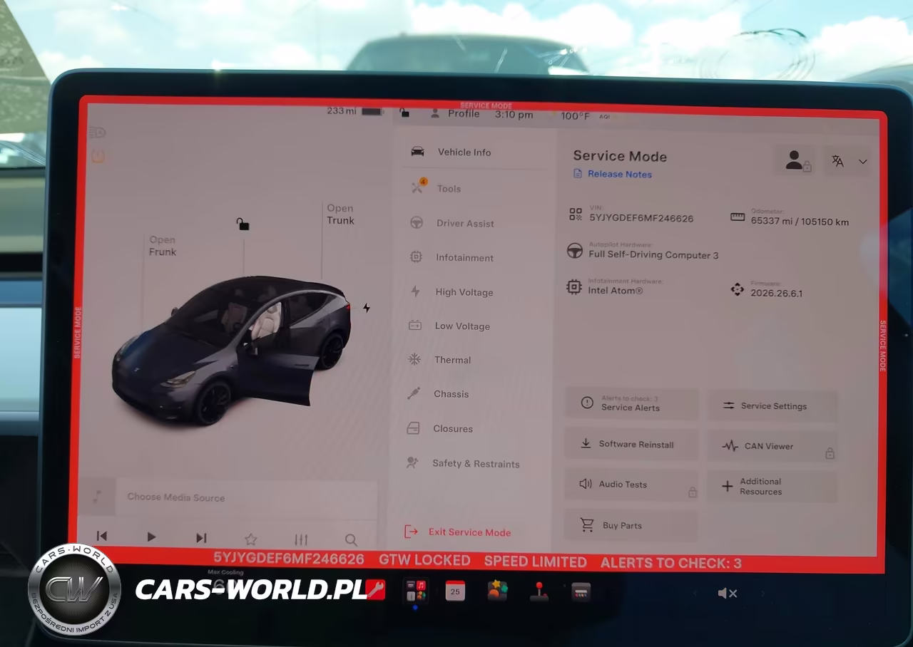 2021 Tesla Model Y Performance Dual Motor All-Wheel Drive VIN:5YJYGDEF6MF246626 - 7