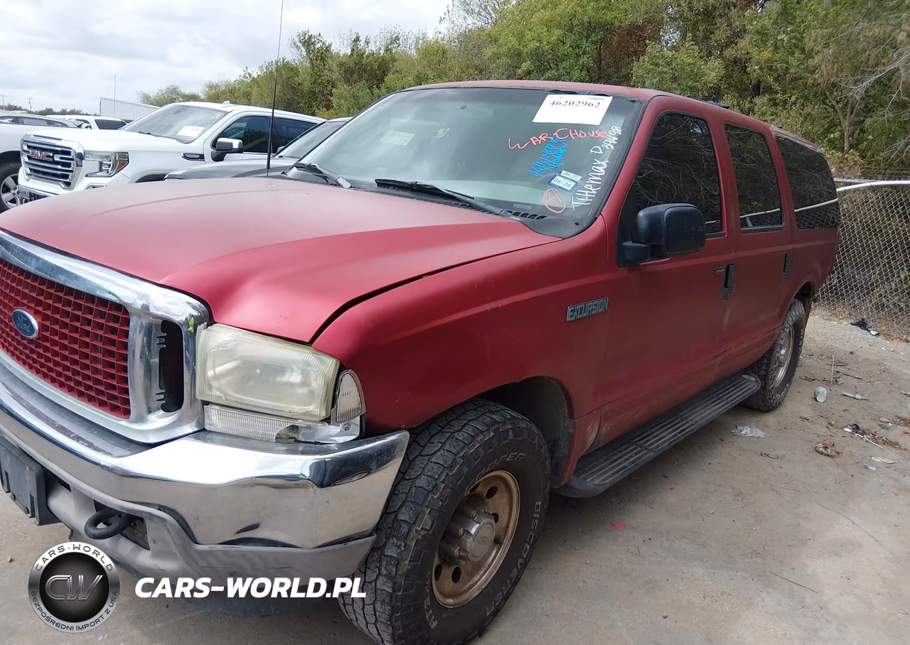 2003 Ford Excursion Xlt VIN:1FMNU40L03ED39498 - 2