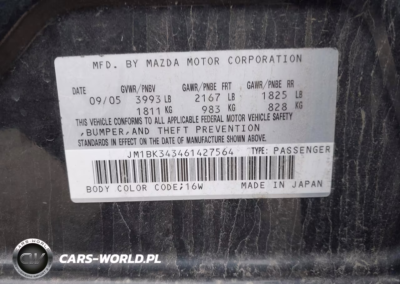2006 Mazda Mazda3 S Grand Touring VIN:JM1BK343461427564 - 9