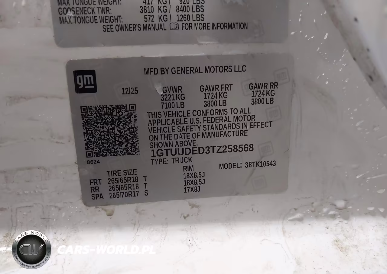 2026 GMC Sierra 1500 , Short Bed, Slt, 4Wd VIN:1GTUUDED3TZ258568 - 9