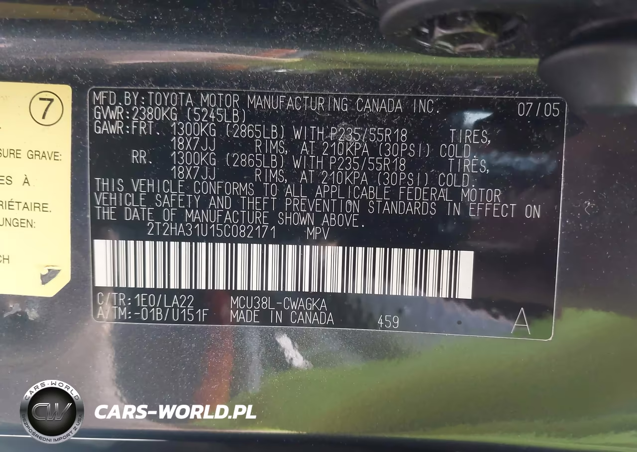 2005 Lexus Rx 330 VIN:2T2HA31U15C082171 - 9