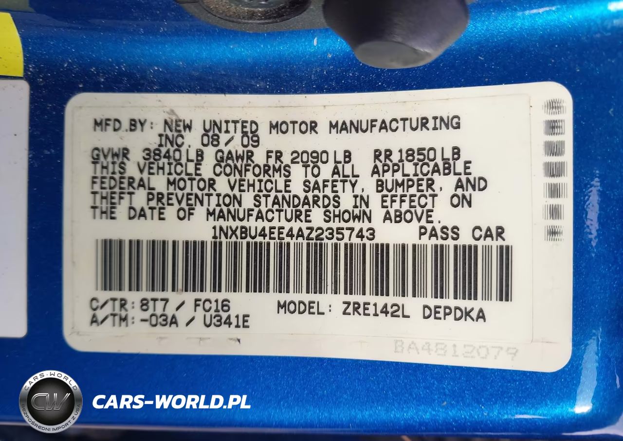 2010 Toyota Corolla Le VIN:1NXBU4EE4AZ235743 - 9