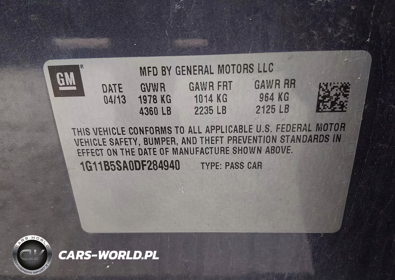2013 Chevrolet Malibu Ls VIN:1G11B5SA0DF284940 - 9