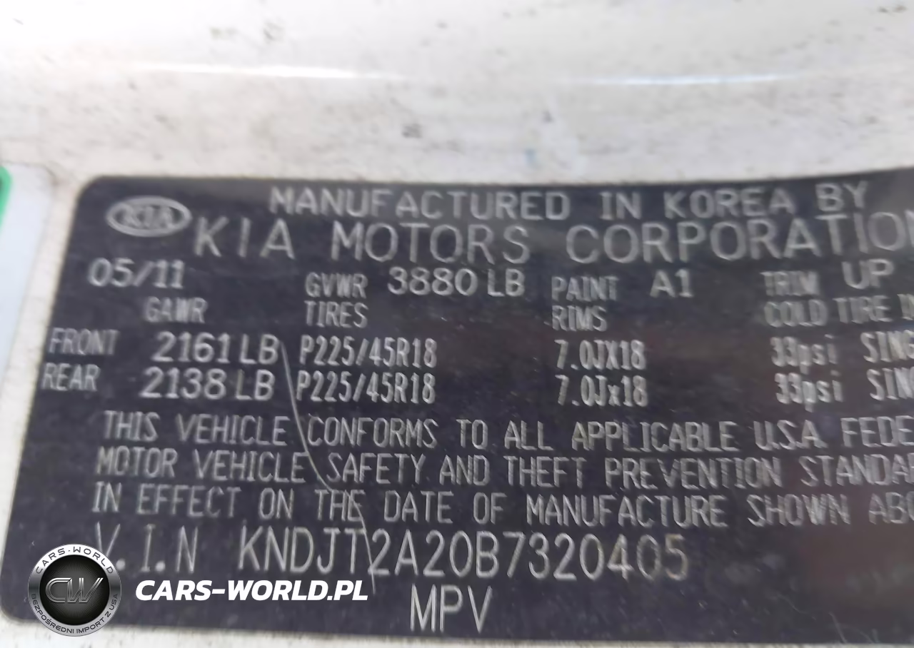 2011 Kia Soul ! VIN:KNDJT2A20B7320405 - 9