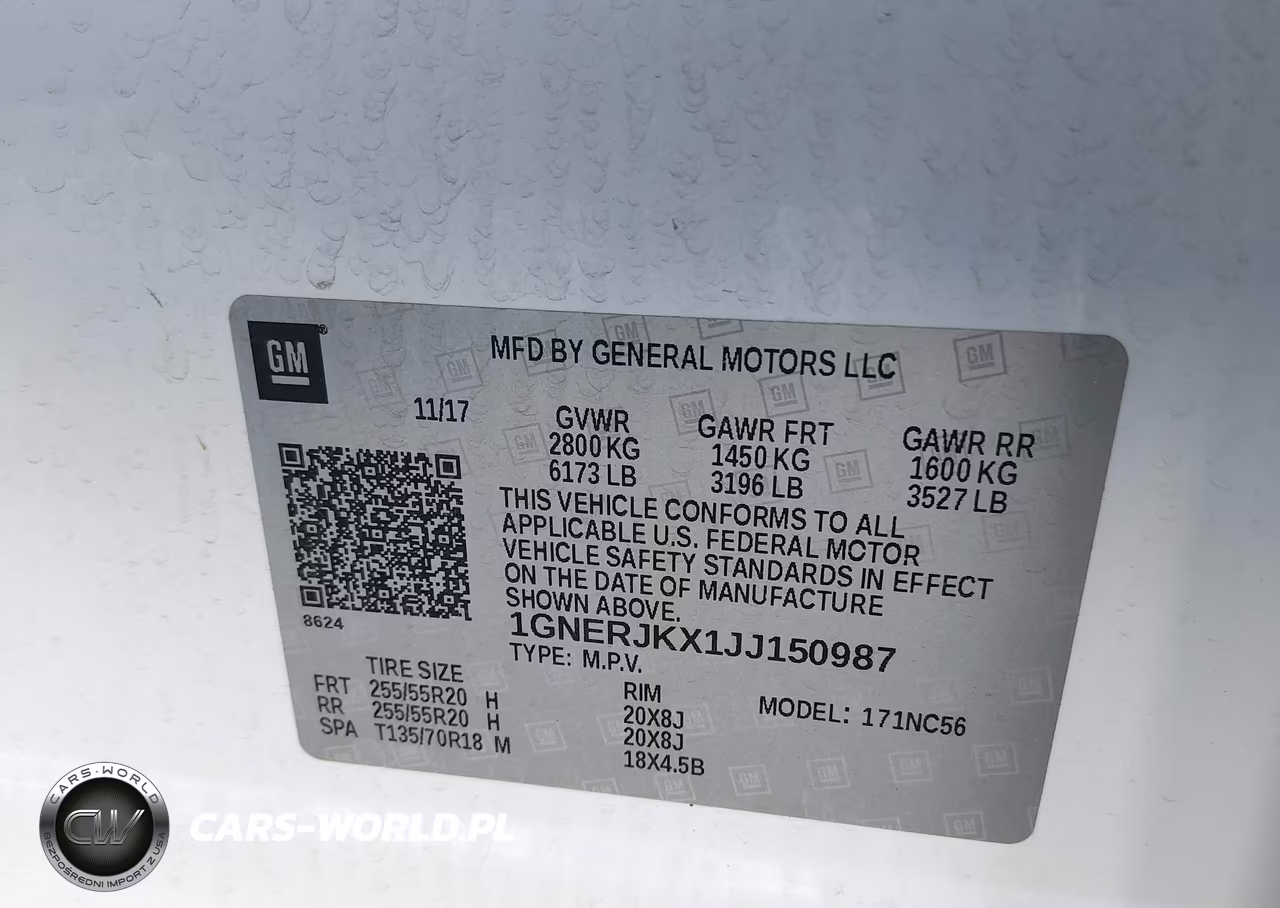 2018 Chevrolet Traverse Rs VIN:1GNERJKX1JJ150987 - 9