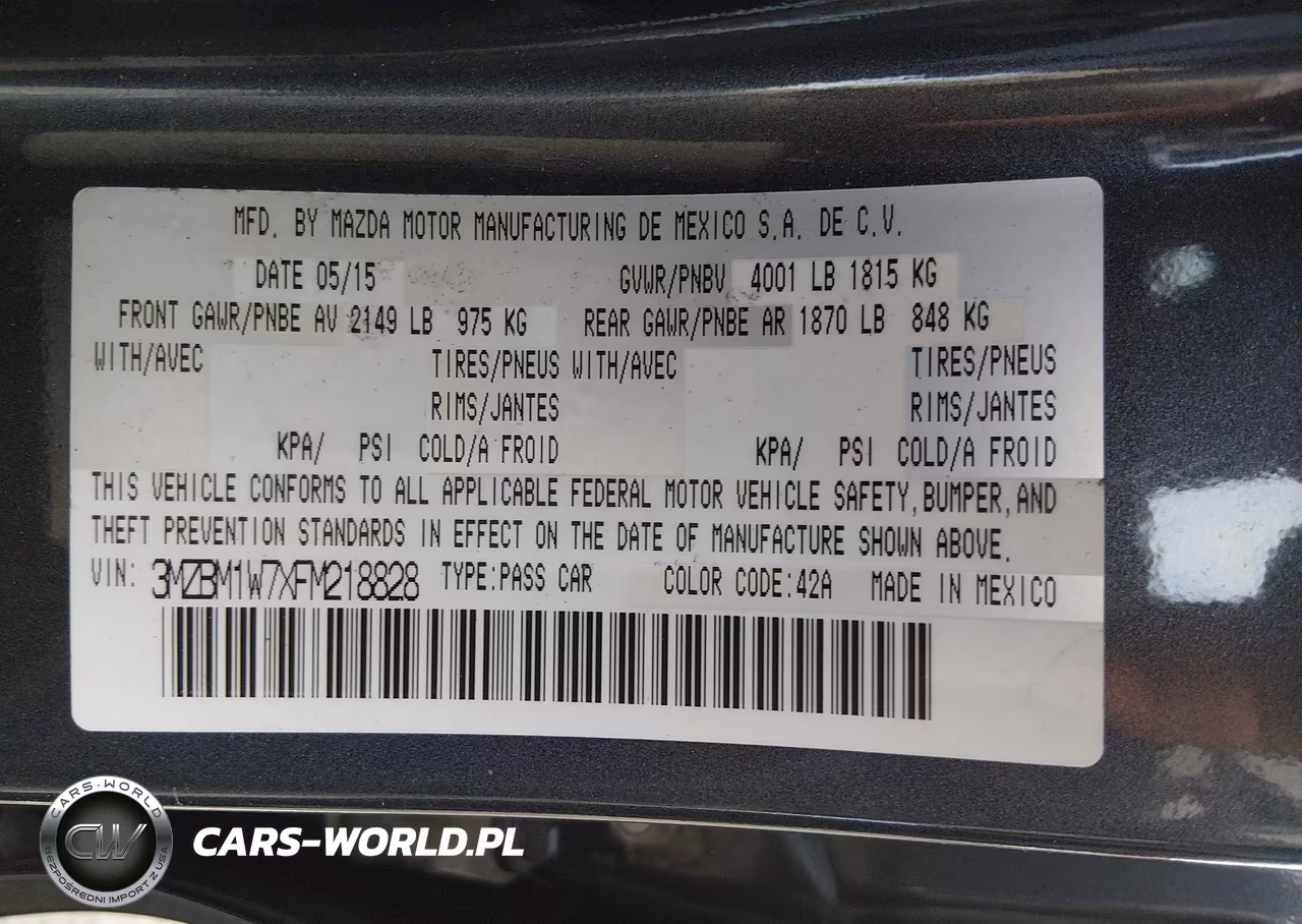 2015 Mazda Mazda3 I Grand Touring VIN:3MZBM1W7XFM218828 - 9