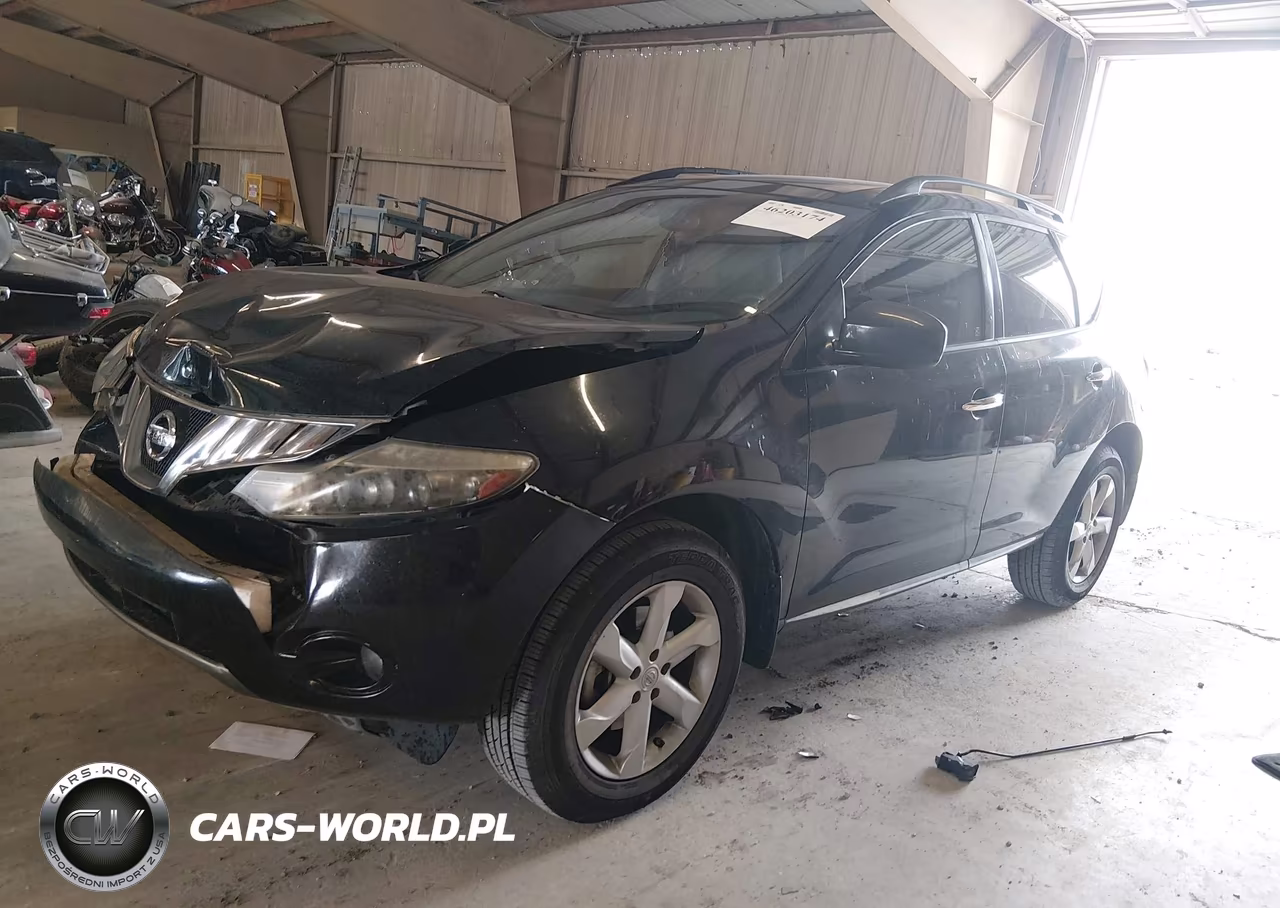 2010 Nissan Murano Sl VIN:JN8AZ1MU9AW020201 - 2