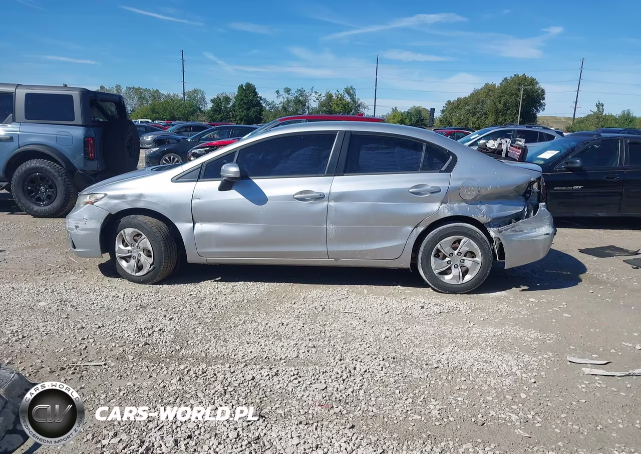 2015 Honda Civic Lx VIN:19XFB2F55FE051562 - 14