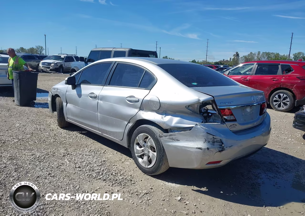 2015 Honda Civic Lx VIN:19XFB2F55FE051562 - 3