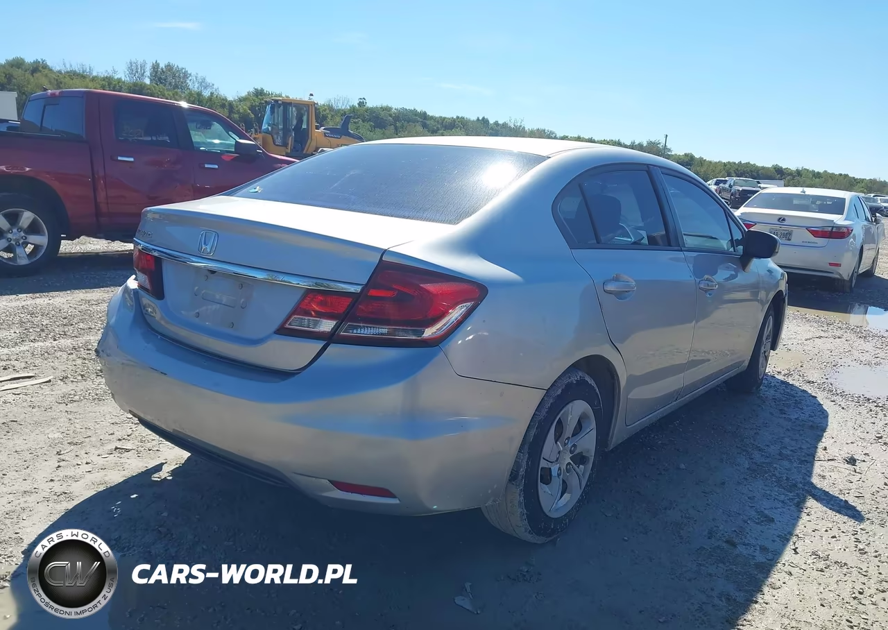 2015 Honda Civic Lx VIN:19XFB2F55FE051562 - 4