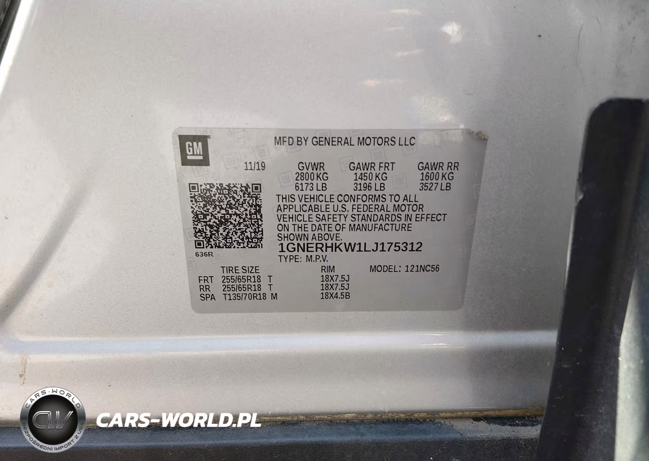 2020 Chevrolet Traverse Fwd Lt Leather VIN:1GNERHKW1LJ175312 - 9