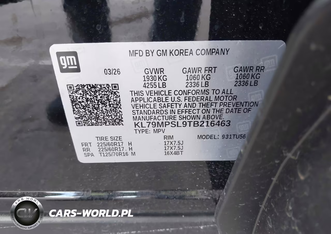 2026 Chevrolet Trailblazer Fwd Lt VIN:KL79MPSL9TB216463 - 9
