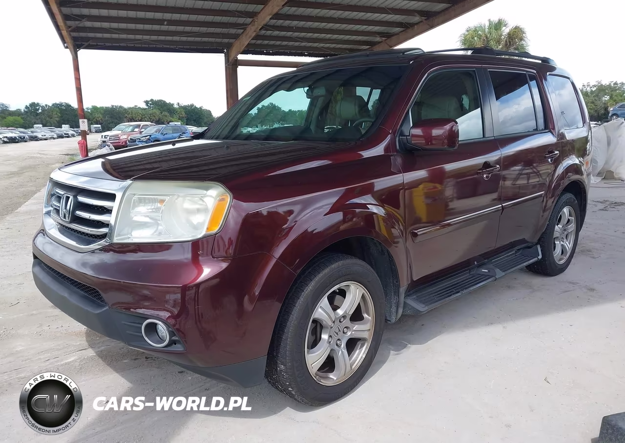 2012 Honda Pilot Ex-L VIN:5FNYF3H58CB015841 - 2