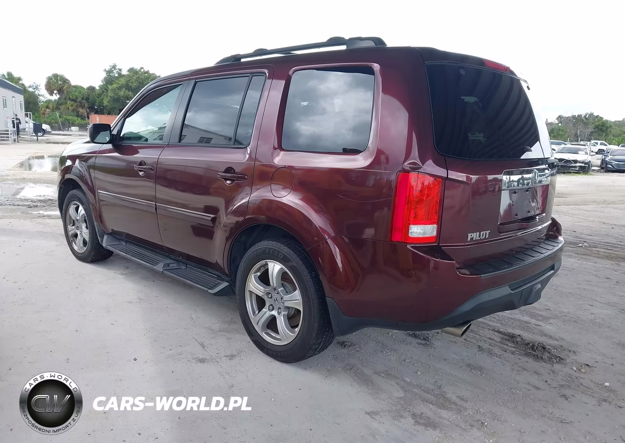 2012 Honda Pilot Ex-L VIN:5FNYF3H58CB015841 - 3