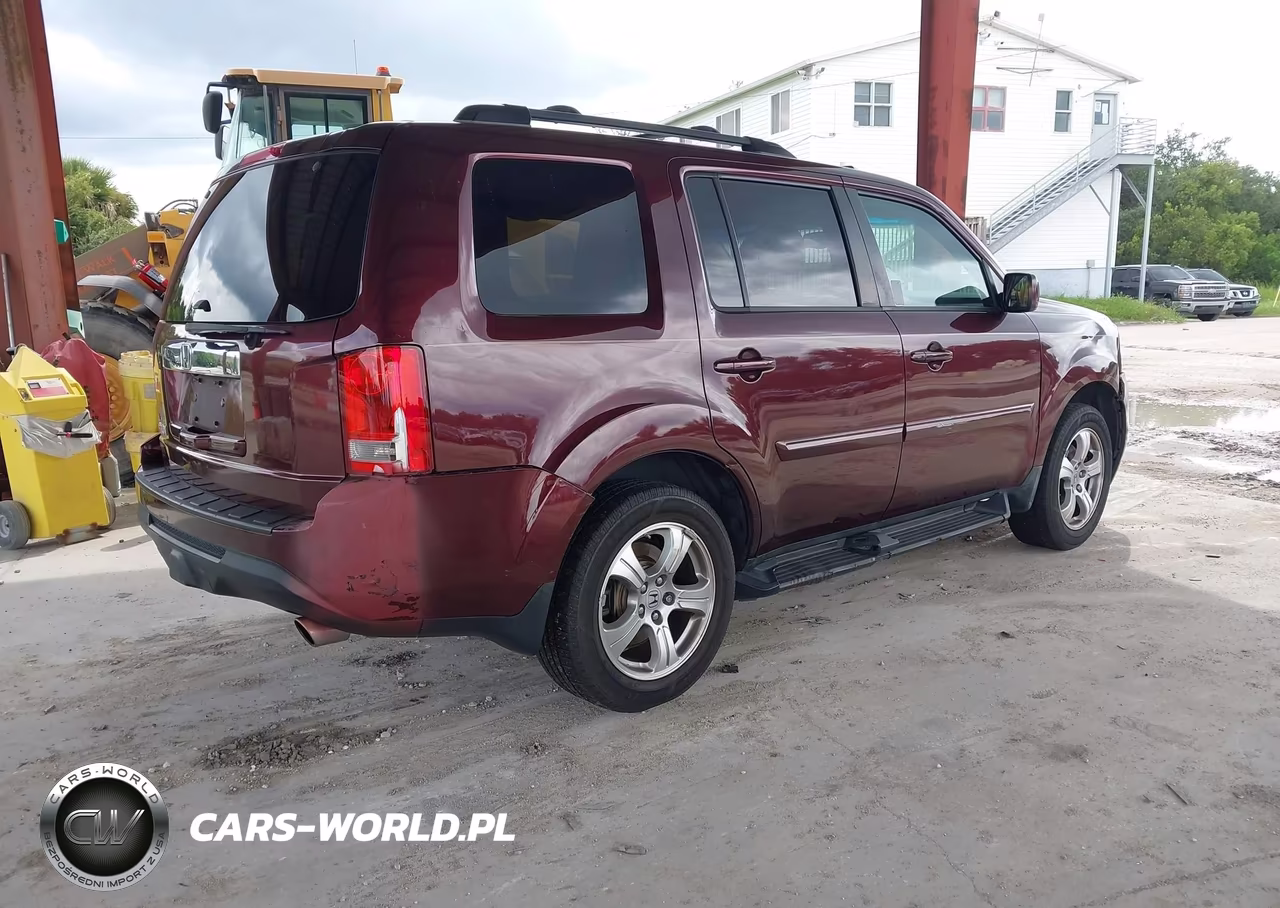 2012 Honda Pilot Ex-L VIN:5FNYF3H58CB015841 - 4