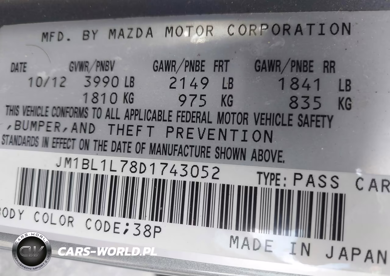 2013 Mazda Mazda3 I Touring VIN:JM1BL1L78D1743052 - 9