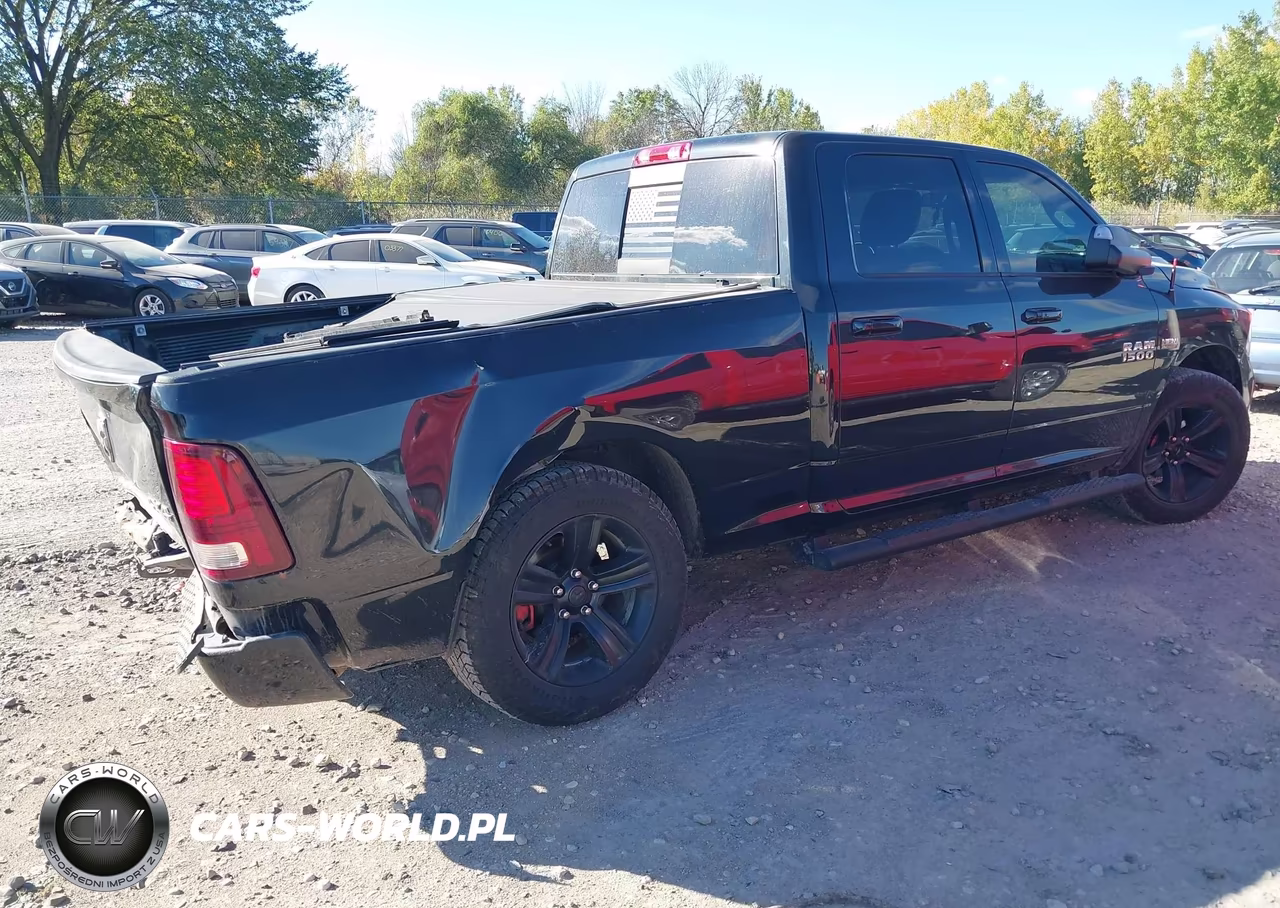 2017 Ram 1500 Sport VIN:1C6RR7UT9HS858150 - 4