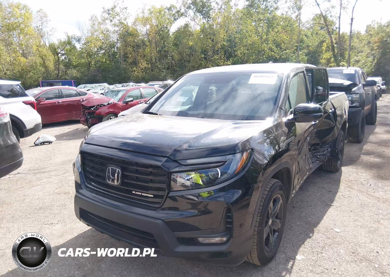 2022 Honda Ridgeline Black Edition VIN:5FPYK3F84NB009733 - 2