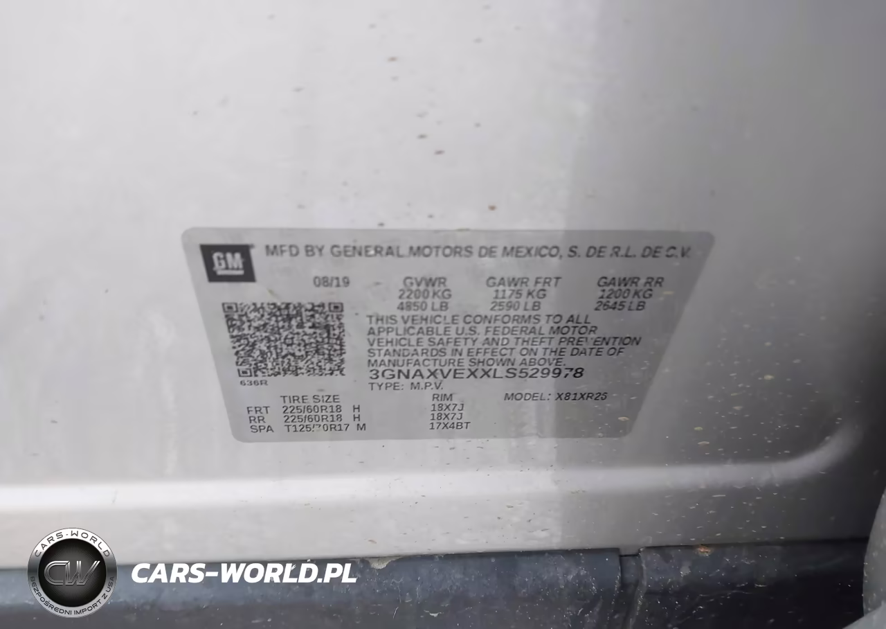 2020 Chevrolet Equinox Awd Lt 2.0L Turbo VIN:3GNAXVEXXLS529978 - 9