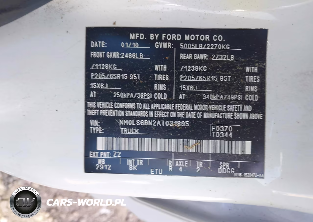 2010 Ford Transit Connect Xlt VIN:NM0LS6BN2AT031895 - 9
