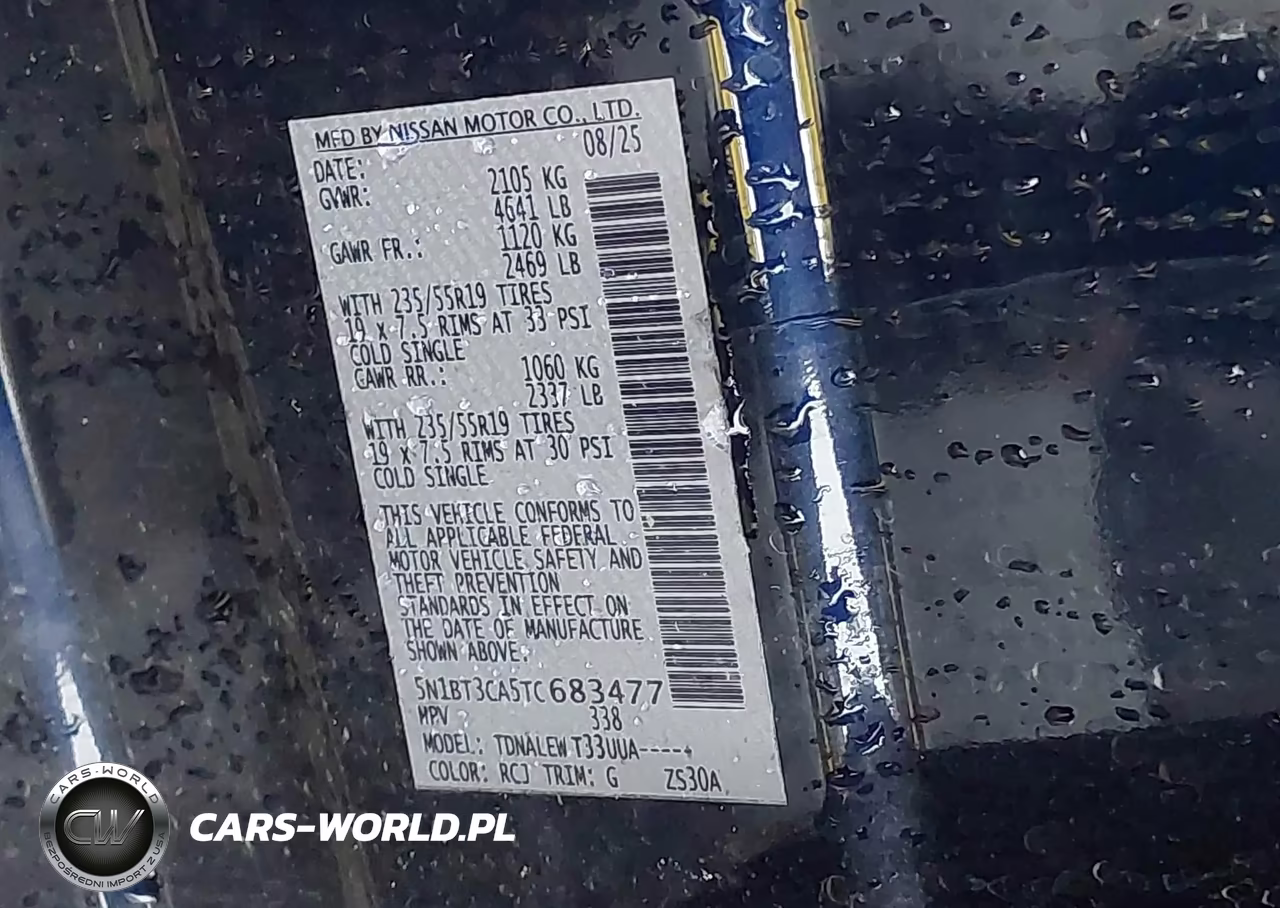 2026 Nissan Rogue Sl VIN:5N1BT3CA5TC683477 - 9