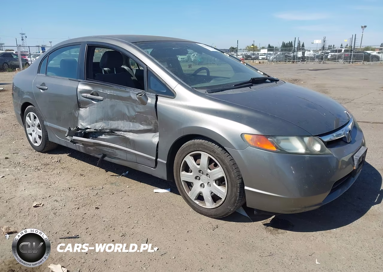 2007 Honda Civic Lx VIN:1HGFA16577L089978 - 1