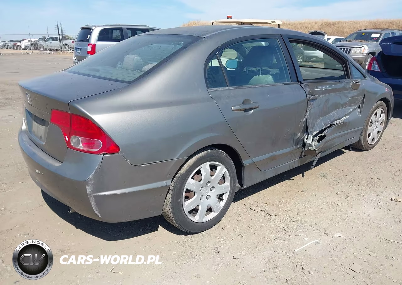 2007 Honda Civic Lx VIN:1HGFA16577L089978 - 4