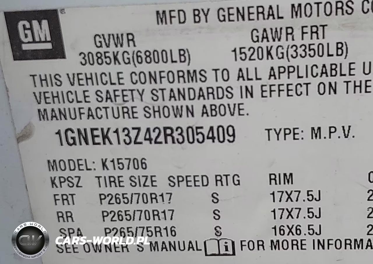 2002 Chevrolet Tahoe Z71 VIN:1GNEK13Z42R305409 - 9