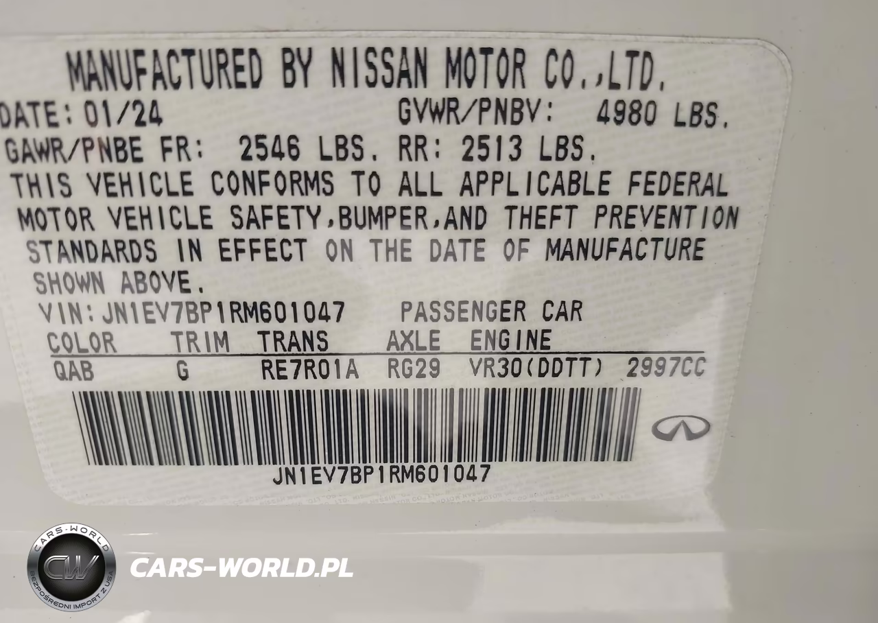 2024 Infiniti Q50 Luxe VIN:JN1EV7BP1RM601047 - 9