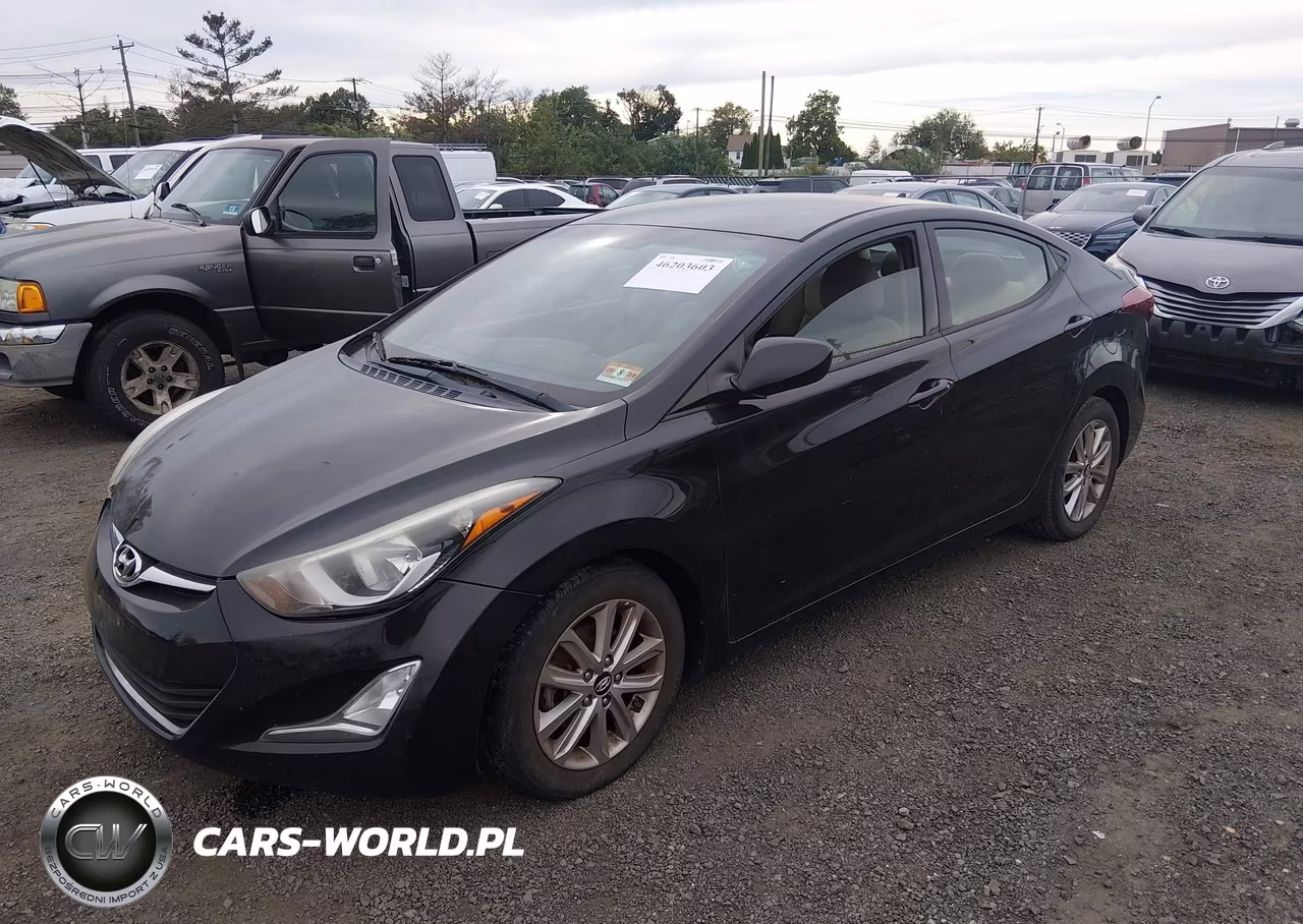 2014 Hyundai Elantra Se VIN:5NPDH4AE8EH541495 - 2