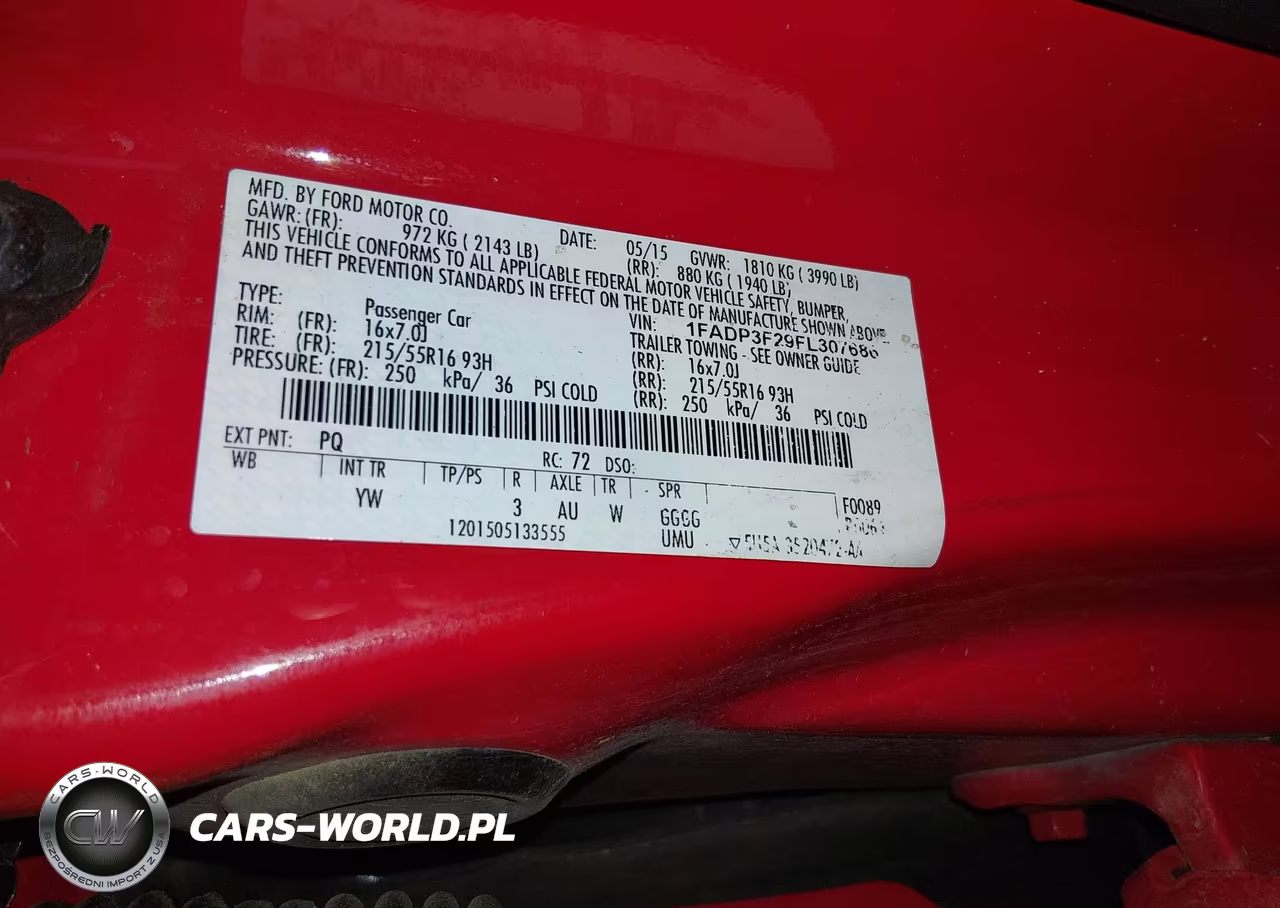 2015 Ford Focus Se VIN:1FADP3F29FL307686 - 9