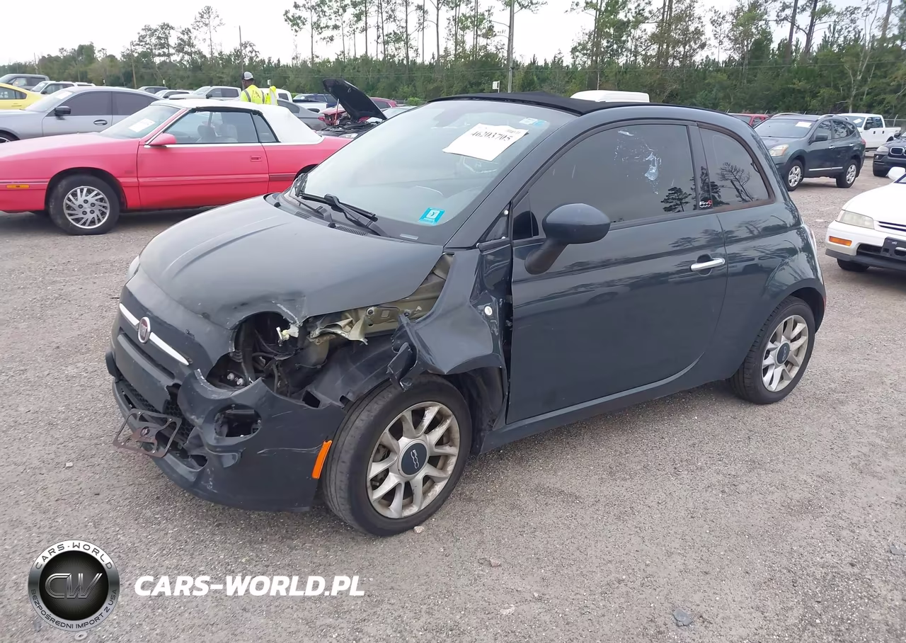 2017 Fiat 500C Pop VIN:3C3CFFLR9HT618901 - 2