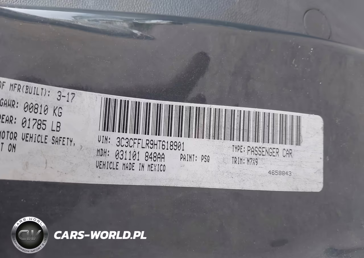 2017 Fiat 500C Pop VIN:3C3CFFLR9HT618901 - 9