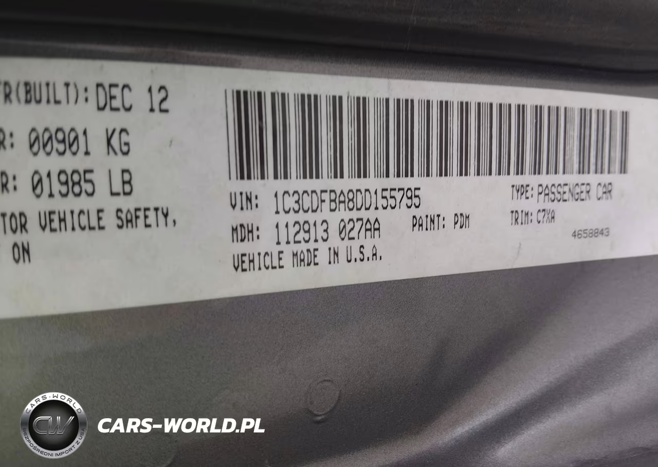2013 Dodge Dart Rallye VIN:1C3CDFBA8DD155795 - 9