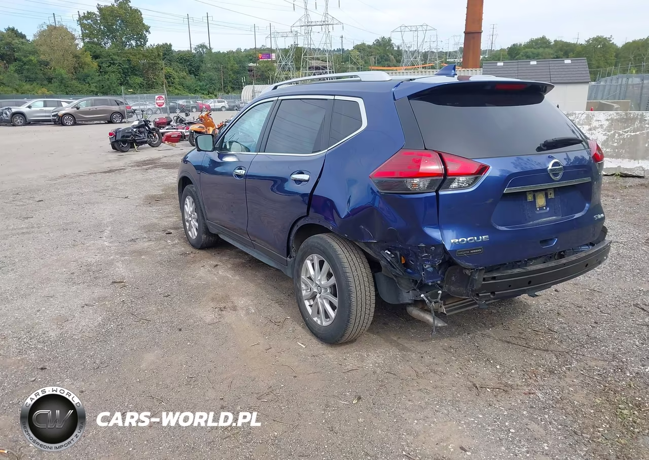 2017 Nissan Rogue Sv VIN:JN8AT2MV4HW005387 - 3