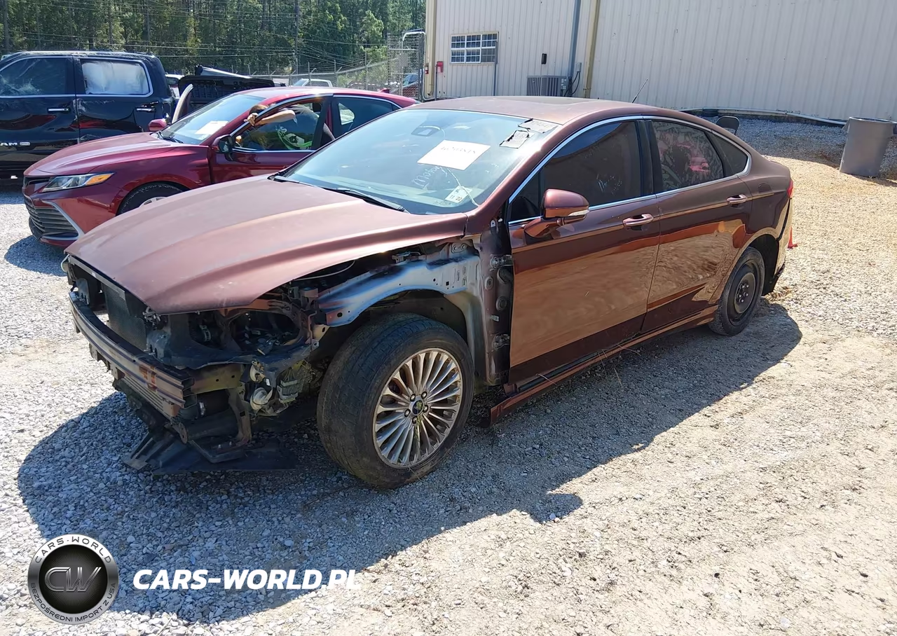 2015 Ford Fusion Titanium VIN:3FA6P0K9XFR113387 - 2