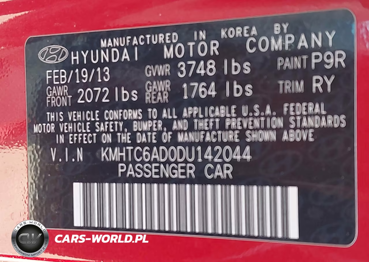 2013 Hyundai Veloster Re:mix VIN:KMHTC6AD0DU142044 - 9