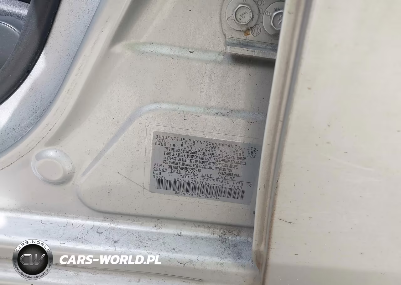 2019 Nissan Sentra S VIN:3N1AB7AP5KY268718 - 9