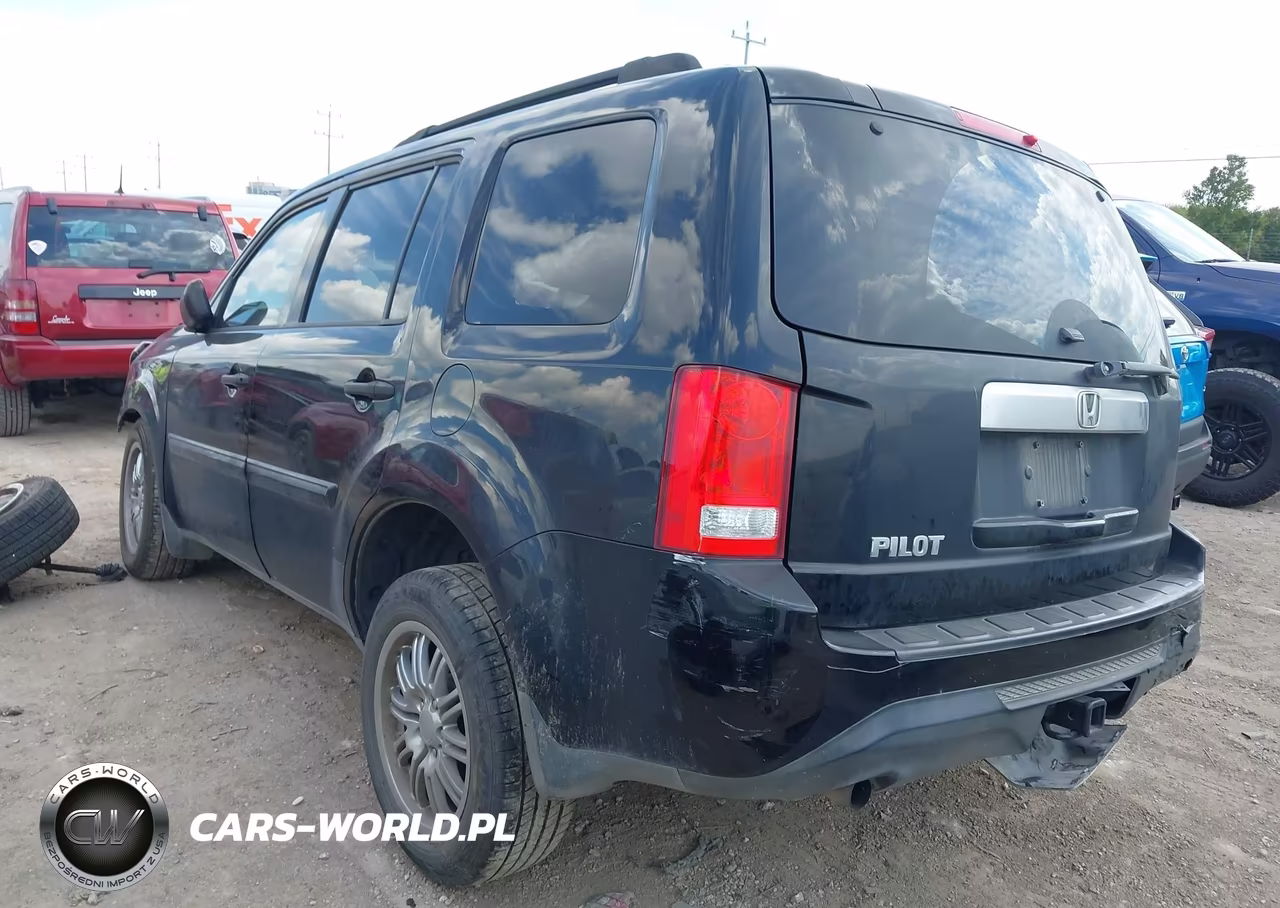 2012 Honda Pilot Lx VIN:5FNYF3H27CB009244 - 3