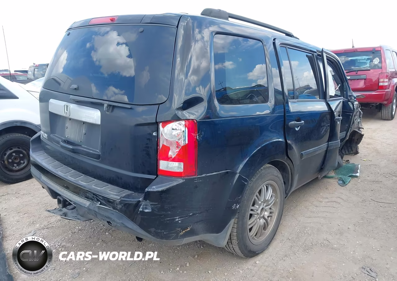 2012 Honda Pilot Lx VIN:5FNYF3H27CB009244 - 4