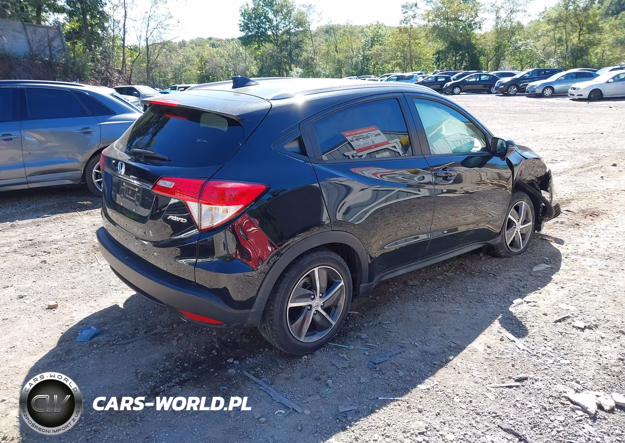 2022 Honda Hr-V Awd Ex-L VIN:3CZRU6H73NM731214 - 4