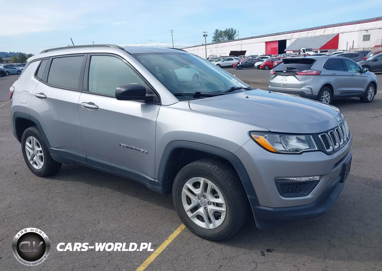 2018 Jeep Compass Sport 4X4 VIN:3C4NJDAB7JT392294 - 1