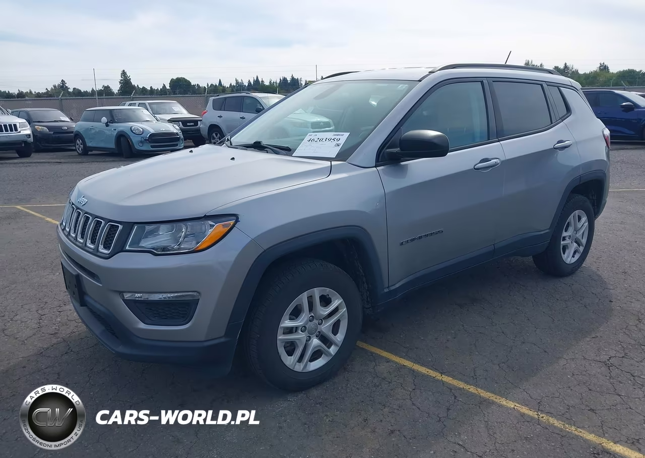 2018 Jeep Compass Sport 4X4 VIN:3C4NJDAB7JT392294 - 2
