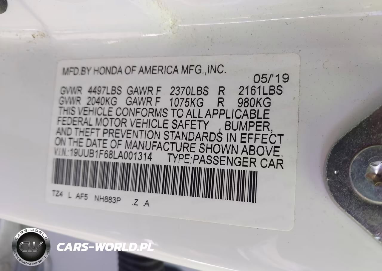 2020 Acura Tlx A-Spec-A-Spec W-Red Leather VIN:19UUB1F68LA001314 - 9
