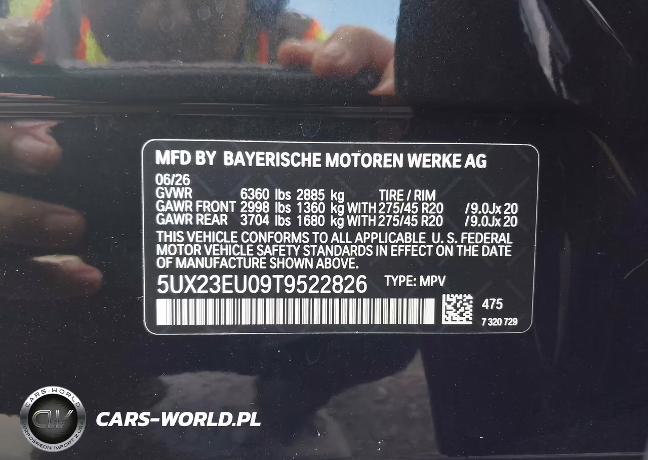 2026 BMW X5 xDrive40I VIN:5UX23EU09T9522826 - 9