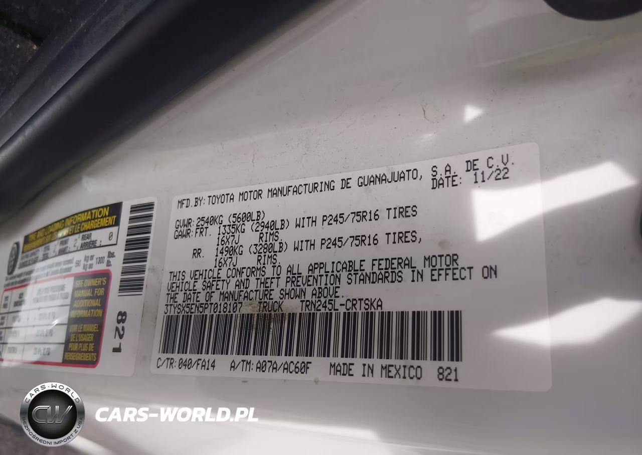 2023 Toyota Tacoma Sr VIN:3TYSX5EN5PT018107 - 9
